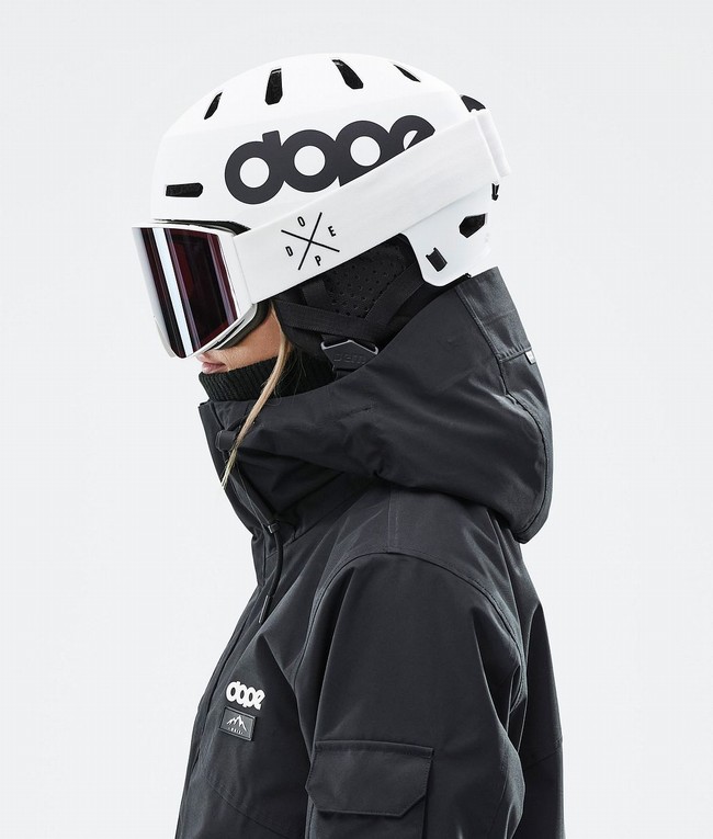 Men Dope Macon 2.0 Helmets White / Black | ZEUCMXB-60