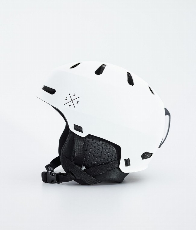 Men Dope Macon 2.0 Helmets White / Black | VTRILWX-91