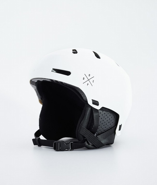 Men Dope Macon 2.0 Helmets White / Black | VTRILWX-91