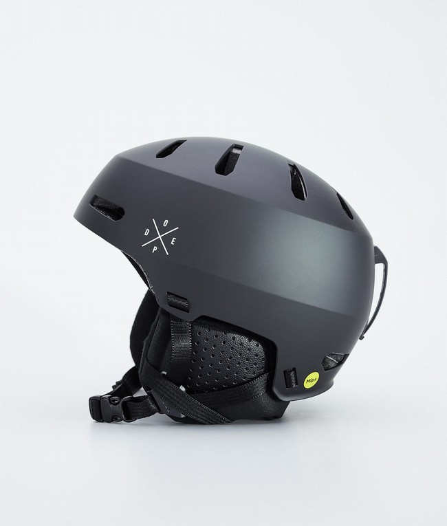 Men Dope Macon 2.0 MIPS Helmets Black / Black | OPMIKQR-18