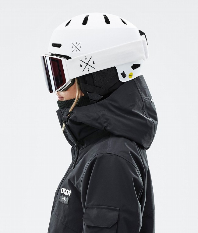 Men Dope Macon 2.0 MIPS Helmets White / Black | NQHPRVY-02