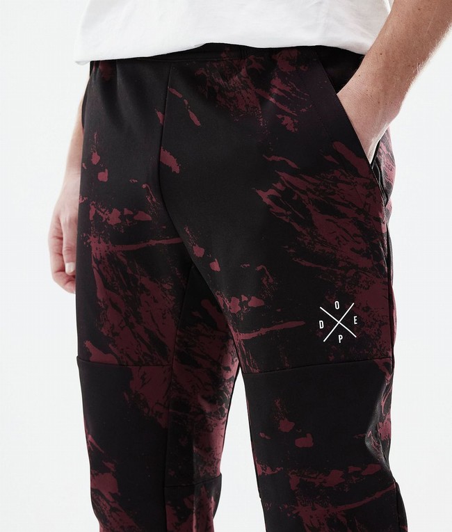 Men Dope Nomad Outdoor Pants Burgundy | PHKZSXO-75