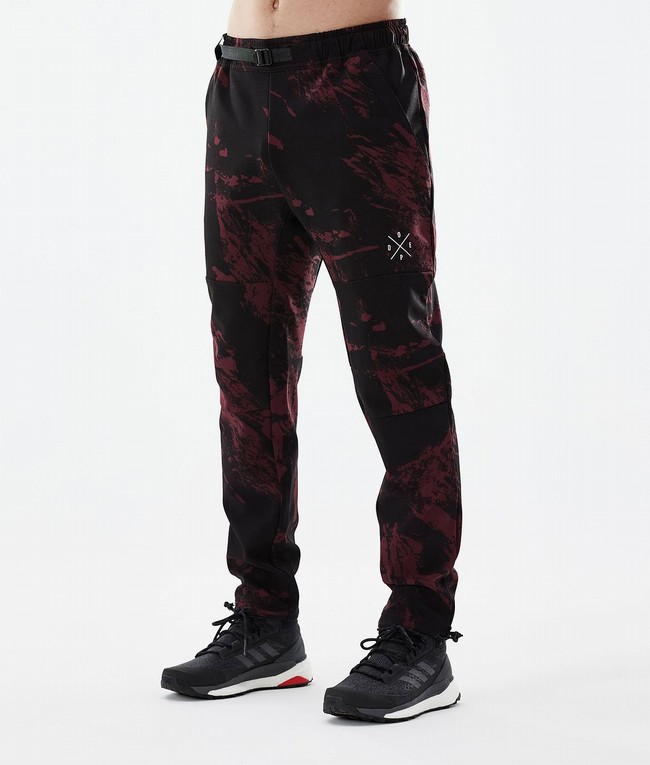 Men Dope Nomad Outdoor Pants Burgundy | PHKZSXO-75