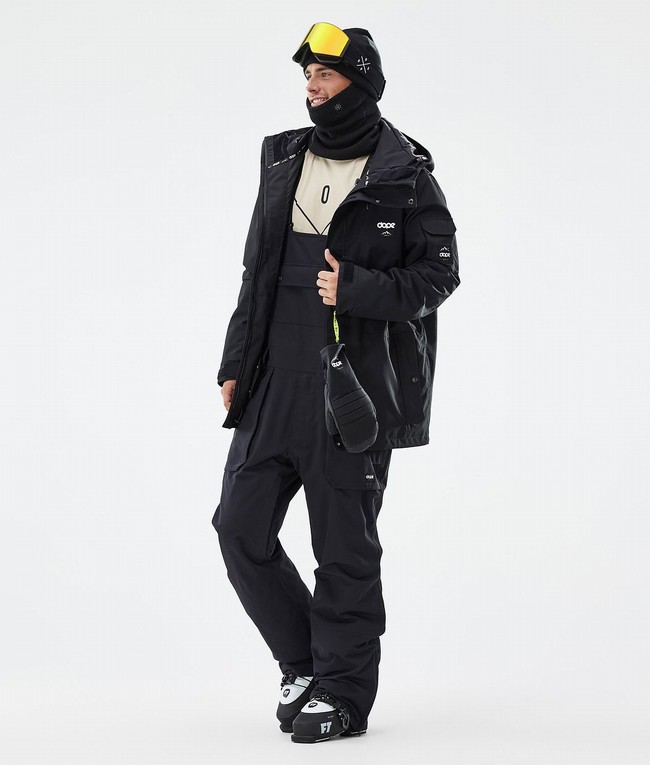 Men Dope Notorious B.I.B Ski Pants Black | VTZMFOA-80