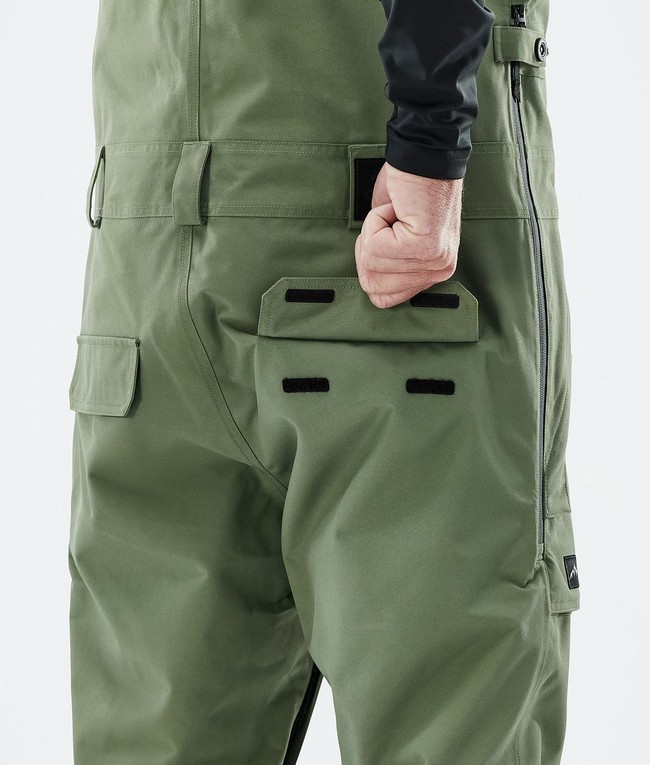 Men Dope Notorious B.I.B Ski Pants Green | BZDQEJN-05