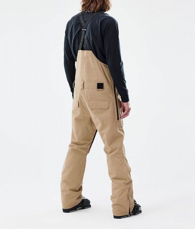 Men Dope Notorious B.I.B Ski Pants Khaki | HTINPSU-49