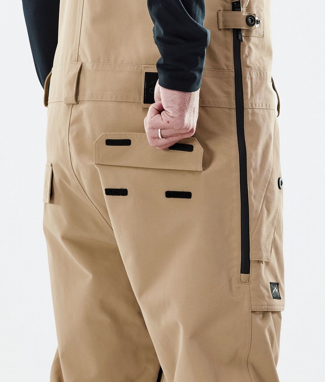 Men Dope Notorious B.I.B Ski Pants Khaki | HTINPSU-49