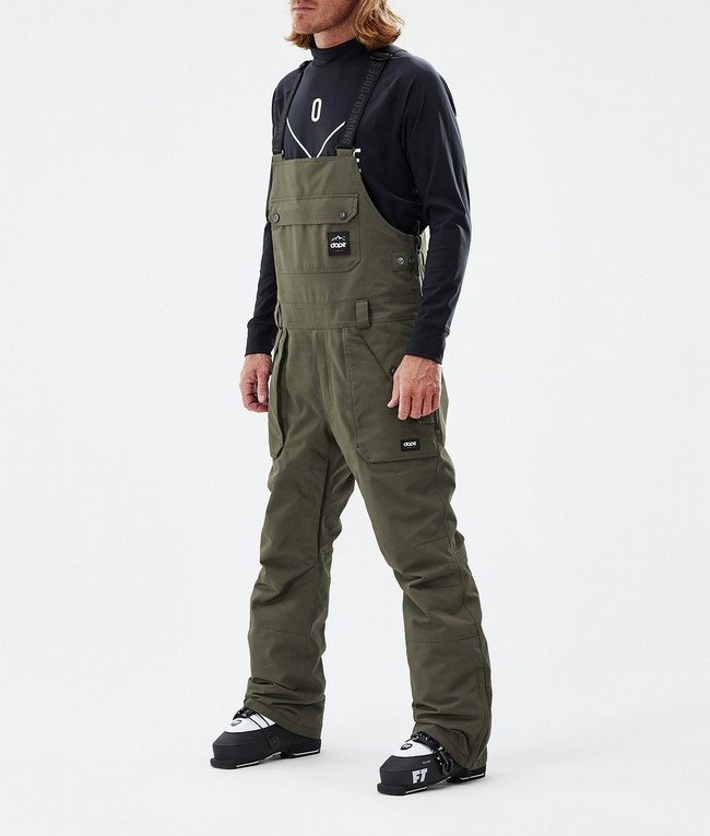 Men Dope Notorious B.I.B Ski Pants Olive / Green | NIYGBAM-07