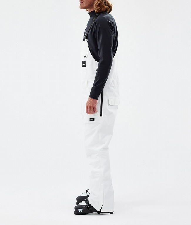 Men Dope Notorious B.I.B Ski Pants White | MNIAUXE-16