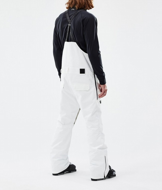 Men Dope Notorious B.I.B Ski Pants White | MNIAUXE-16