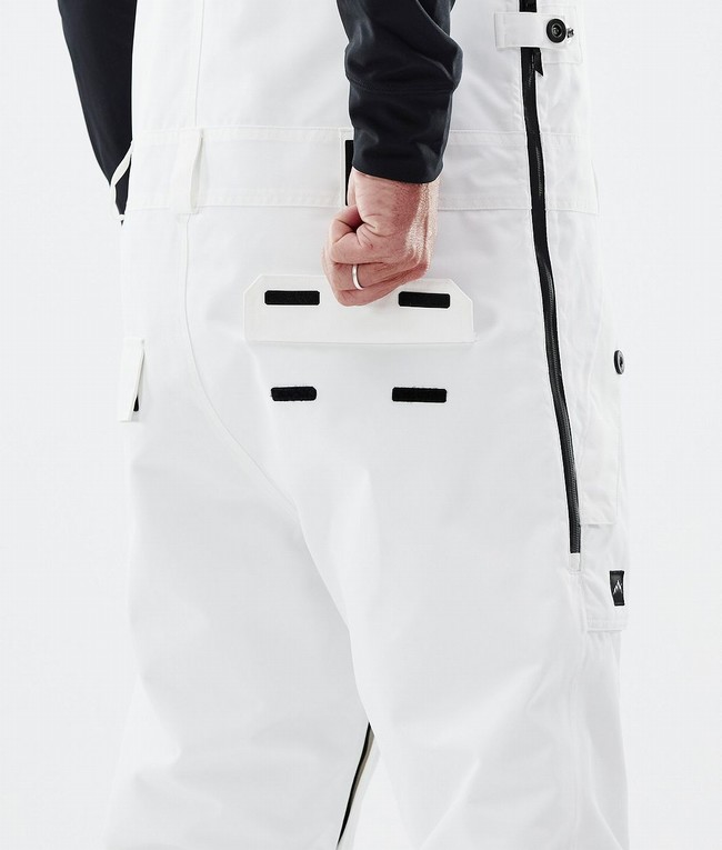 Men Dope Notorious B.I.B Ski Pants White | MNIAUXE-16