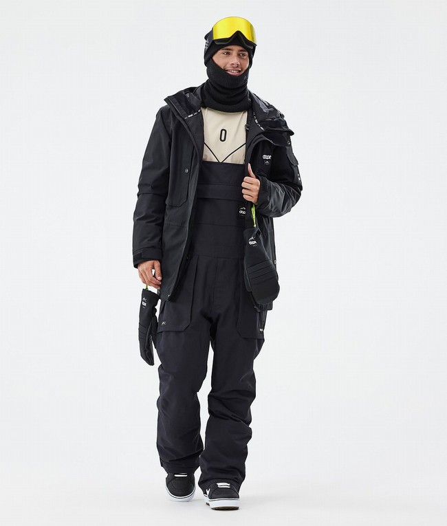 Men Dope Notorious B.I.B Snowboard Pants Black | RAUSVEF-98