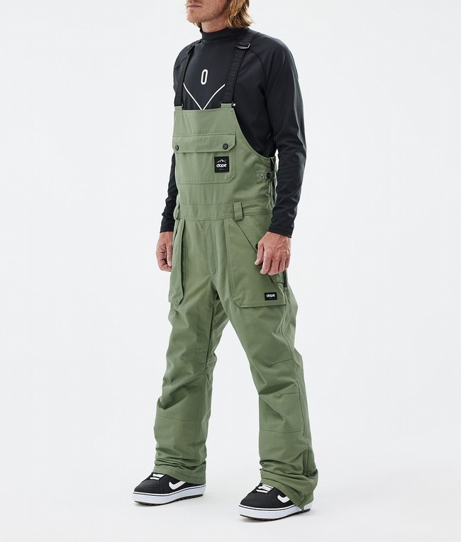 Men Dope Notorious B.I.B Snowboard Pants Green | PAYZNEO-52