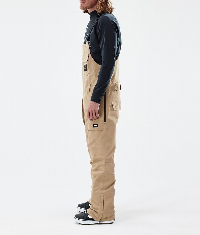 Men Dope Notorious B.I.B Snowboard Pants Khaki | EPFRAXU-72