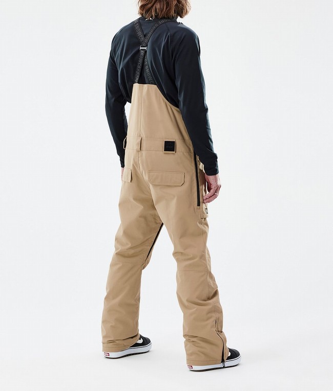 Men Dope Notorious B.I.B Snowboard Pants Khaki | EPFRAXU-72