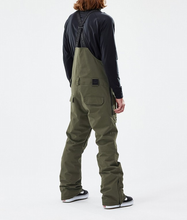 Men Dope Notorious B.I.B Snowboard Pants Olive / Green | BGRQUHO-93