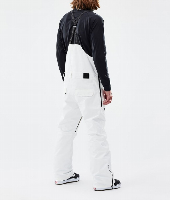 Men Dope Notorious B.I.B Snowboard Pants White | PYASEUN-93