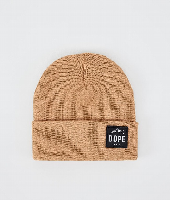 Men Dope Paradise 2022 Beanie Khaki / Yellow | PWVJXMB-85