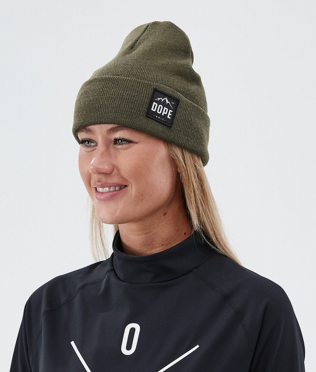 Men Dope Paradise 2022 Beanie Olive / Green | HMDFVOE-98