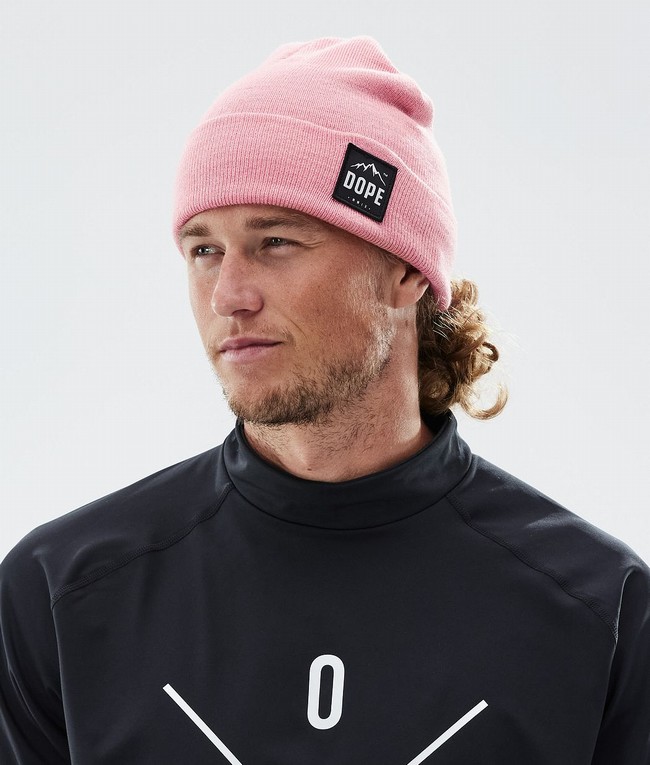 Men Dope Paradise 2022 Beanie Pink | LFHJKTS-84