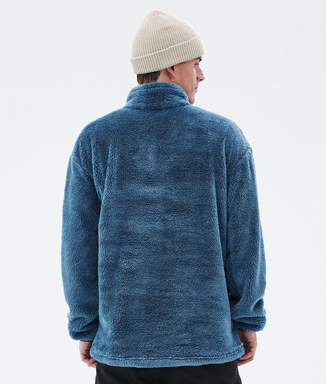 Men Dope Pile Fleece Blue / Grey | ZKCXGVN-81