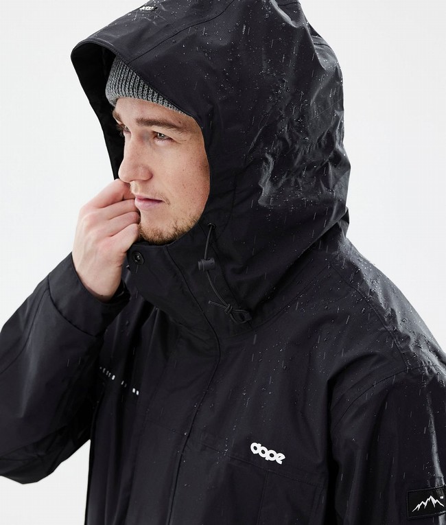 Men Dope Ranger Light Outdoor Jackets Black | XNSPHOG-93