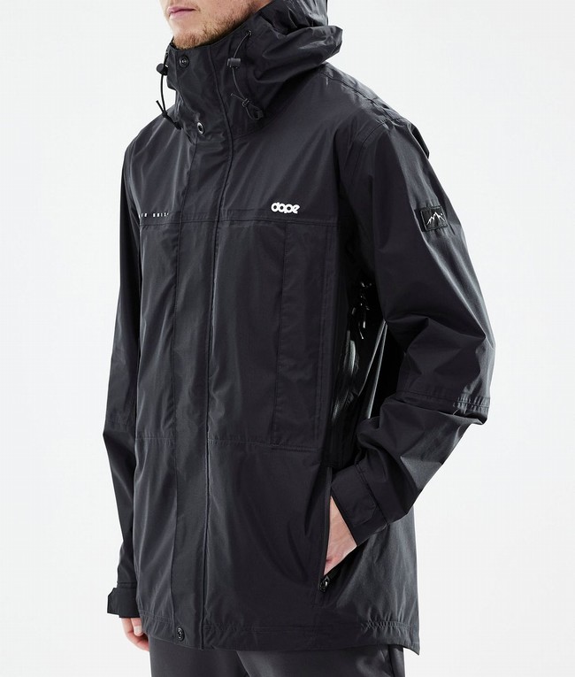 Men Dope Ranger Light Outdoor Jackets Black | XNSPHOG-93