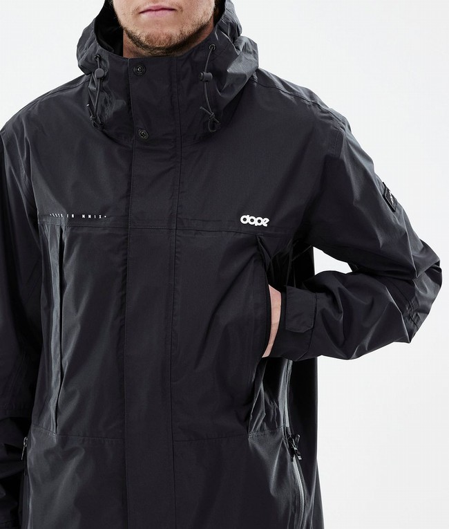 Men Dope Ranger Light Outdoor Jackets Black | XNSPHOG-93