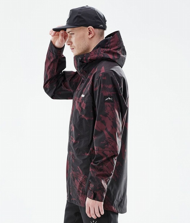 Men Dope Ranger Light Outdoor Jackets Burgundy | HWUBZYG-94