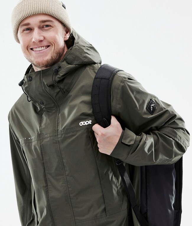 Men Dope Ranger Light Outdoor Jackets Olive / Green | UOLVABQ-47