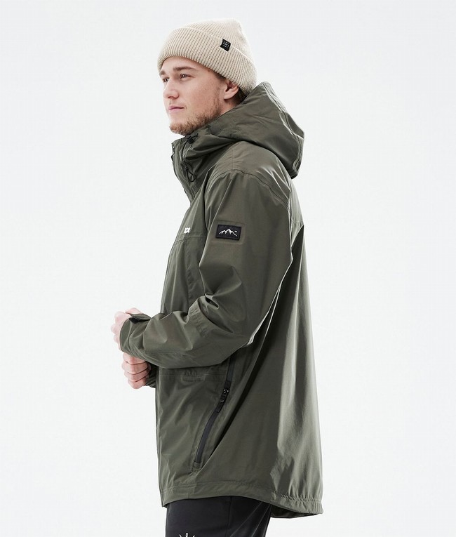 Men Dope Ranger Light Outdoor Jackets Olive / Green | UOLVABQ-47