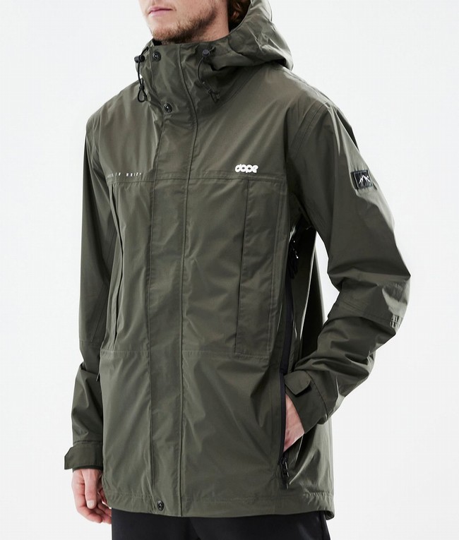 Men Dope Ranger Light Outdoor Jackets Olive / Green | UOLVABQ-47