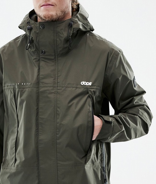 Men Dope Ranger Light Outdoor Jackets Olive / Green | UOLVABQ-47