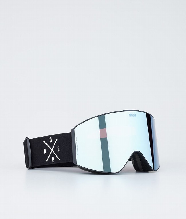 Men Dope Sight Snow Goggles Black / Blue | XMBWRHT-68