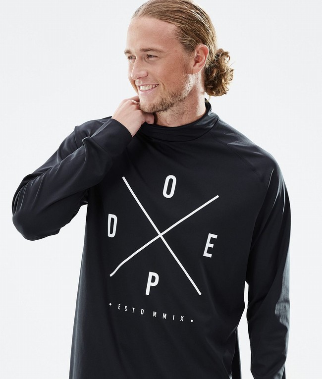 Men Dope Snuggle 2022 Base Layer Black | KXTGYJW-10