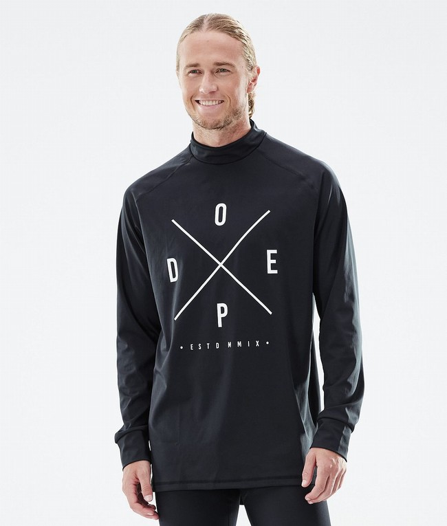 Men Dope Snuggle 2022 Base Layer Black | KXTGYJW-10