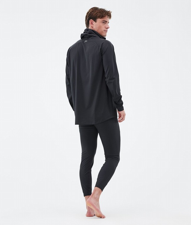 Men Dope Snuggle Base Layer Black | ICANGWE-15