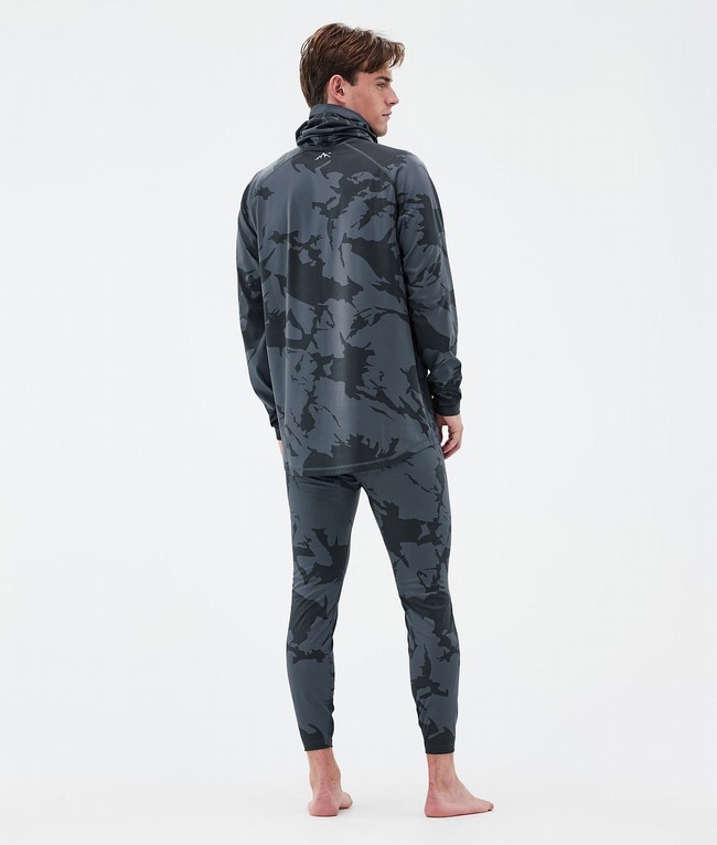 Men Dope Snuggle Base Layer Blue / Camo | QUEGFNR-96