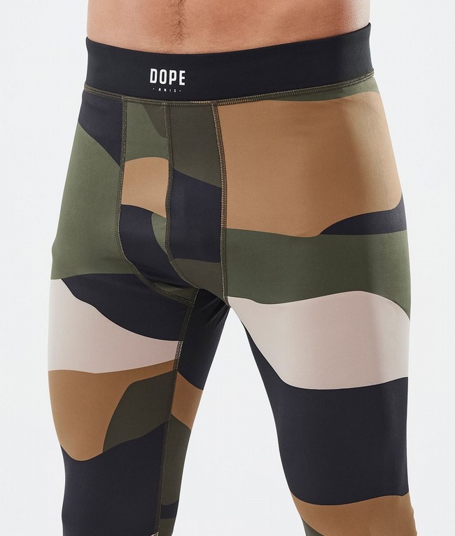 Men Dope Snuggle Base Layer Gold / Green | SQTKVNE-13