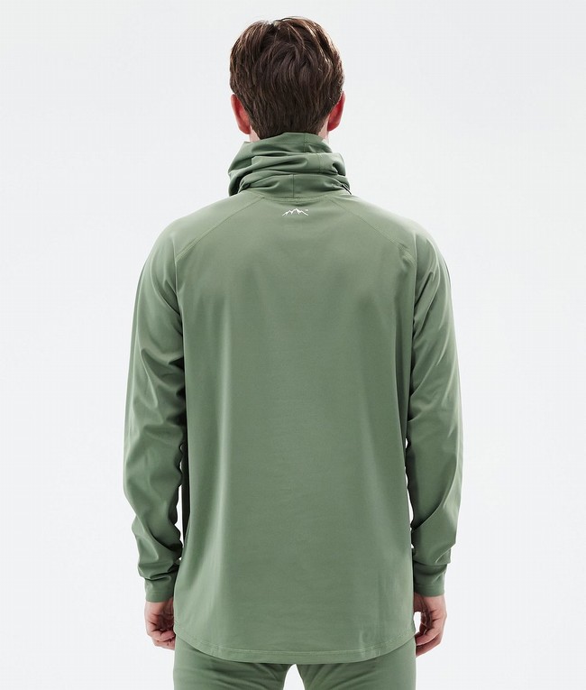 Men Dope Snuggle Base Layer Green | JCMKQXE-78