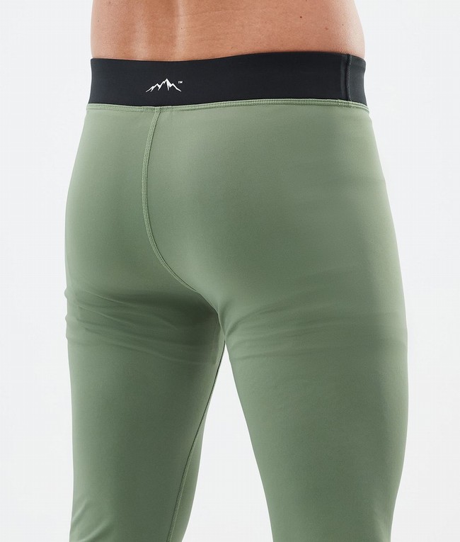 Men Dope Snuggle Base Layer Green | UCOFPVS-63