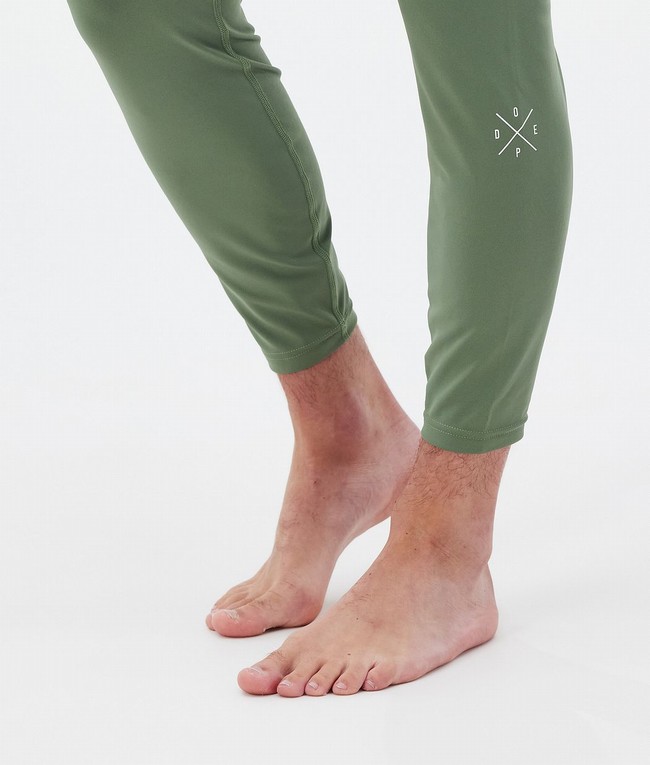 Men Dope Snuggle Base Layer Green | UCOFPVS-63