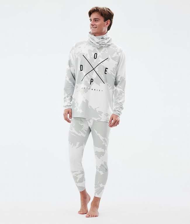 Men Dope Snuggle Base Layer Grey / Camo | FYBSLZH-05