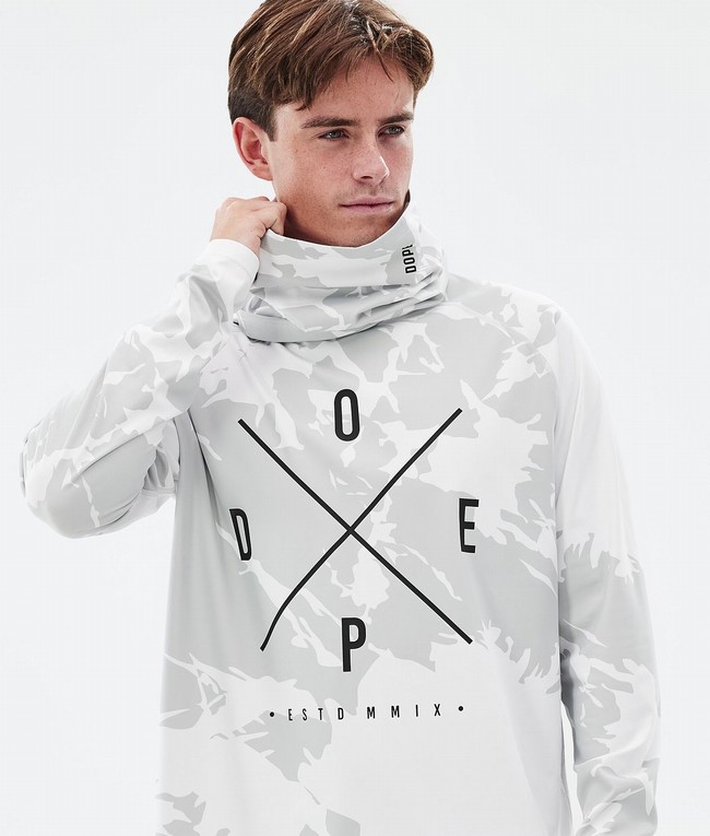 Men Dope Snuggle Base Layer Grey / Camo | YGICERQ-89