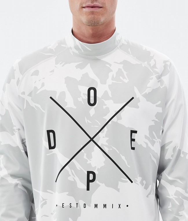 Men Dope Snuggle Base Layer Grey / Camo | YGICERQ-89