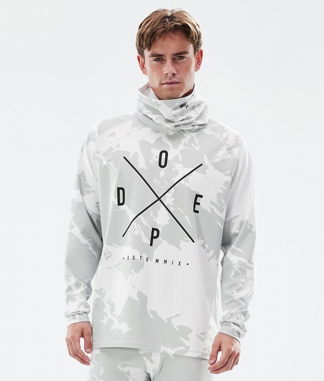 Men Dope Snuggle Base Layer Grey / Camo | YGICERQ-89