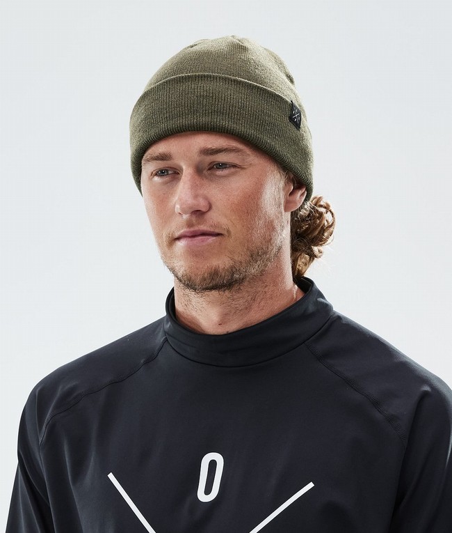 Men Dope Solitude 2022 Beanie Olive / Green | JUCKREI-46