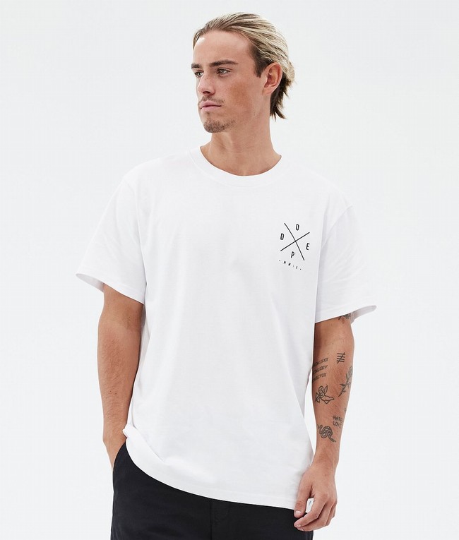 Men Dope Standard T-shirts White | MUFNETH-89