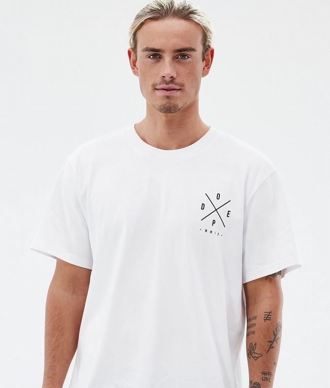 Men Dope Standard T-shirts White | MUFNETH-89