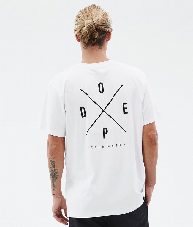 Men Dope Standard T-shirts White | MUFNETH-89